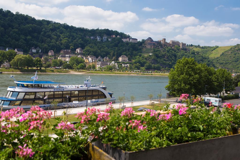 Pohl'S Rheinhotel Adler Sankt Goarshausen Eksteriør billede