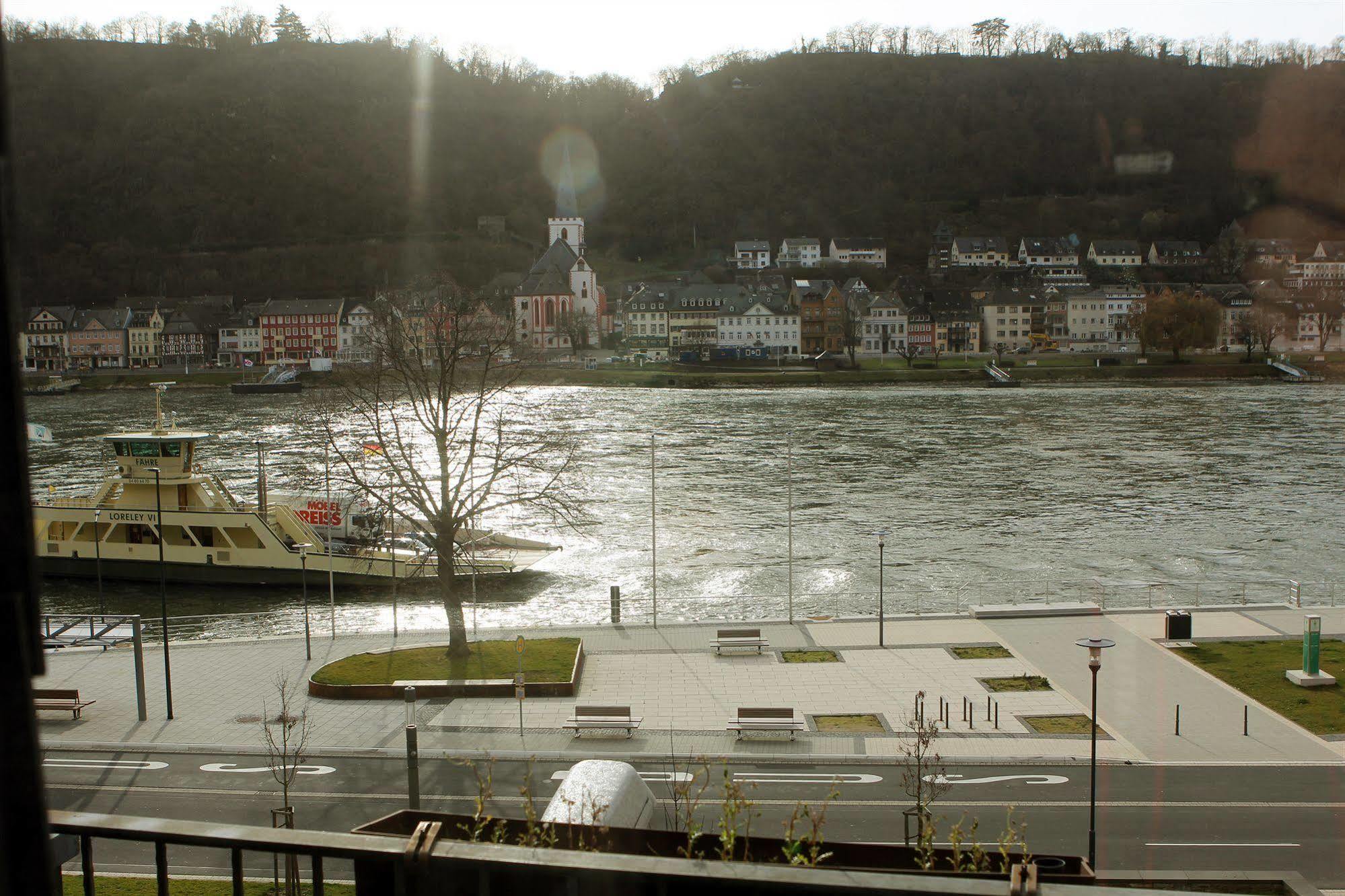 Pohl'S Rheinhotel Adler Sankt Goarshausen Eksteriør billede