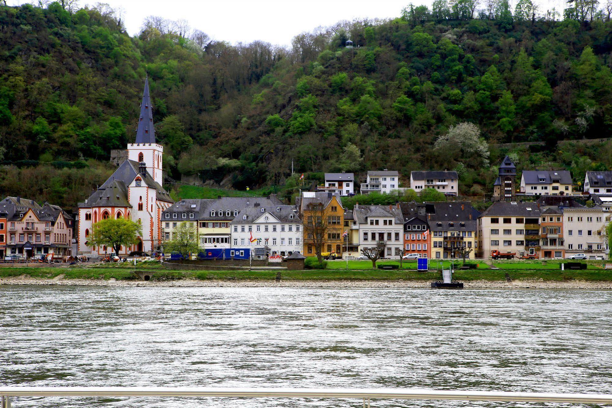 Pohl'S Rheinhotel Adler Sankt Goarshausen Eksteriør billede